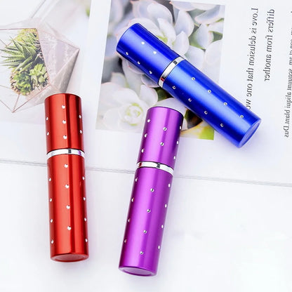 5ml Refillable Perfume Bottle - Aluminum & Glass Atomizer